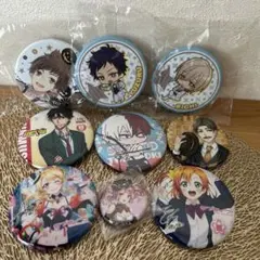 ラブライブ　あんさんぶるスターズ　白猫プロジェクト缶バッジ9点セット