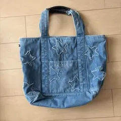BAYFLOW デニムトートバッグ 星型刺繍のサムネイル