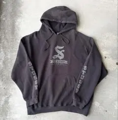 old stussy フェード パーカー 00s オールドステューシー ジップパーカー SSリンクロゴ フェード L