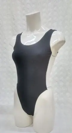 ハイレグオタード　黒×レース　Mサイズ　新品