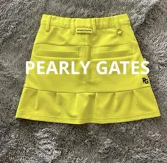 PEARLY GATES 美品☆イエローフレアスカート00