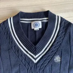 J.PRESS ネイビー Vネックセーター 110サイズ