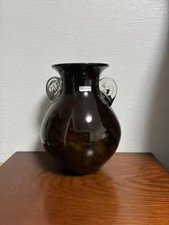 カメイガラス 花瓶 本金使用 フラワーベース - メルカリ