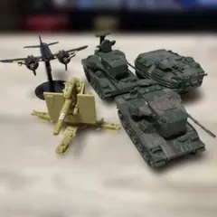戦車、戦闘機など５点