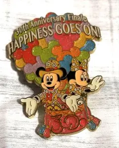 東京ディズニーランド 30周年 ピンバッジ ミッキー ミニー