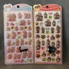正規品 うるちゅるポップシール モンチッチ 2枚セット