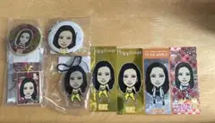 E-girls 川本璃 缶バッジ クリアチャーム かるたストラップ 千社札