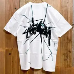 【デッドストック】STUSSY ステューシー 8ボール プリント半袖Tシャツ