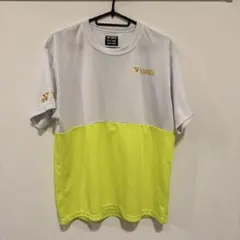 YONEX バドミントンシャツ M ホワイト/イエロー