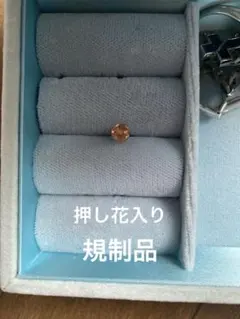 ピアス　片耳　ピンク　押し花　花びら　シルバー　アクセサリー