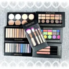 メイクアップレボリューション⭐7点セット⭐パレット　アイシャドウ　リップ　ブラシのサムネイル
