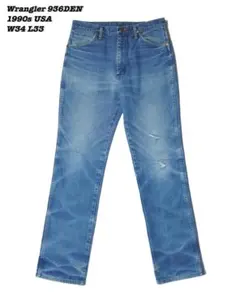 Wrangler 936DEN Denim Pants USA 1990s
