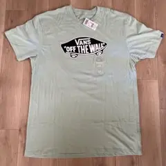 VANS Tシャツ グリーン 新品タグ付き Lのサムネイル