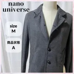 nano universe Mサイズ グレー チェスターコート