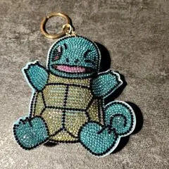 ポケモン ゼニガメ ラインストーン キーホルダー