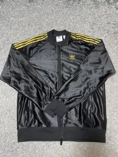 adidas トラックジャケット ブラック ゴールドのサムネイル