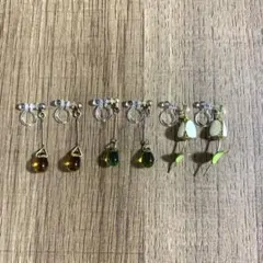 イヤリング 小ぶり 3点セット まとめ売り