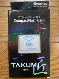 【希少品】cfカード 256mb PRETEC 匠　TAKUMIシリーズのサムネイル