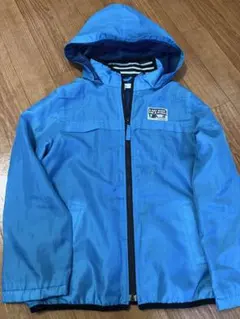 水色フード付きジャケット