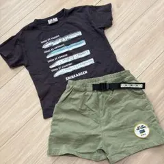 新幹線 プラレール Tシャツ 半ズボン セット 95センチ