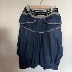 FRAPBOIS　サルエルバルーンパンツ　ハーフ　デニムのサムネイル