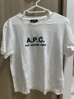 【A.P.C.】半袖 ロゴTシャツ ホワイト M