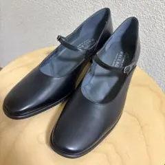 【超美品】 asics アシックス パンプス ビジネス ブラック アシックス