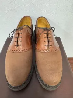 イタリア製 barbas/ バルバス メダリオン キャップトゥシューズ6 1/2 