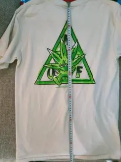 HUF　GREEN BUDDY　M size ロゴプリントTシャツのサムネイル
