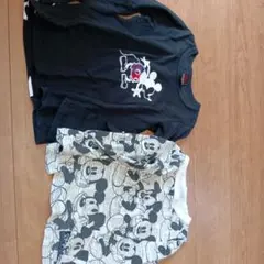 BREEZE＋BABYDOLL ミッキー 長袖Tシャツ 2点　110、120cmのサムネイル