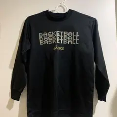 ASICS バスケットボール 長袖Tシャツ ブラック