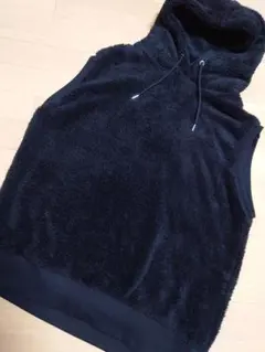 ボアフリース　ノースリーブパーカー