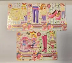 アイカツ キュート ノーマルカード5枚セット