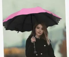 遮光遮熱　晴雨兼用 折りたたみ傘 ピンク　コンパクト