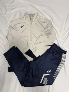 ASICS ウィンドブレーカー ジャージ 上下セット XLのサムネイル
