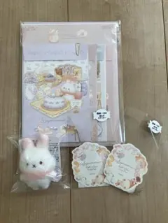 サンエックス　シュガーココムー　ぬいぐるみ　シール　レターセット