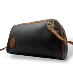 【良品】ハンティングワールド ショルダーバッグ ポシェット PVC ブラウン