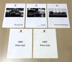 PORSCHE Price List ポルシェ　プライスリスト　5冊のサムネイル