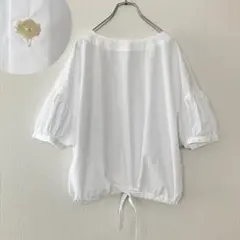 peu pres プープレ 日本製 キャンディボタン バックボタン パフスリーブのサムネイル