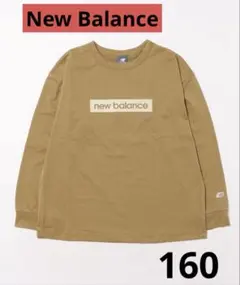ニューバランス　new balance ロゴ ロンT 160サイズブラウンのサムネイル