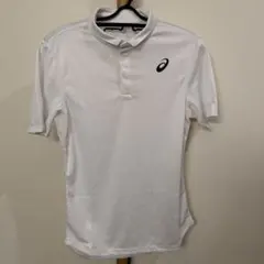 アシックス　テニス　ポロシャツ　XSサイズ　白