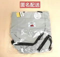 スヌーピー リュック トートバッグ 超軽量 撥水 2way バッグ　グレー
