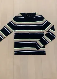h&m ストライプ ニット 薄手