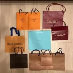 ハイブランド　ショッピングバッグセット