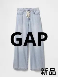 GAP ミッドライズスーパーライトプルオンバギーデニム　新品