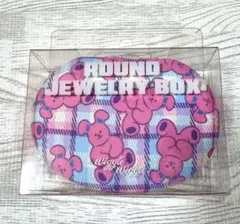 wiggle wiggle ラウンドジュエリーボックス Check Bunnyのサムネイル