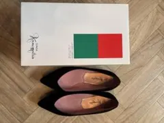 Ginza Kanematsu ポインテッドトゥ フラットシューズ 21.5cm