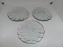 [洗浄済] 波様 デザート皿 3枚セット