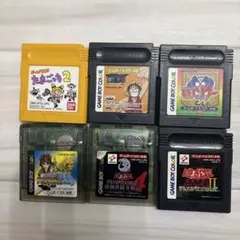 ゲームボーイ ゲームボーイカラー ソフト 6本セット