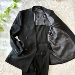 A7✨marie claire 礼服　ブラックフォーマル　冠婚葬祭　ダブルスーツ